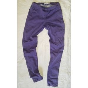 American Apparel | Purple Stretch Jeggings